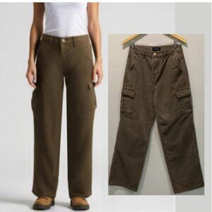 Vivitiko Cargo Pants Wide leg jeans Brown Size Medium